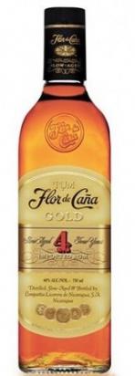 Flor de Cana - 4 Year Old Gold Label Rum (1L) (1L)