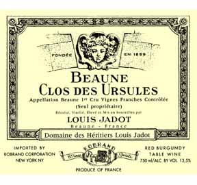 Louis Jadot - Beaune Clos des Ursules 2011